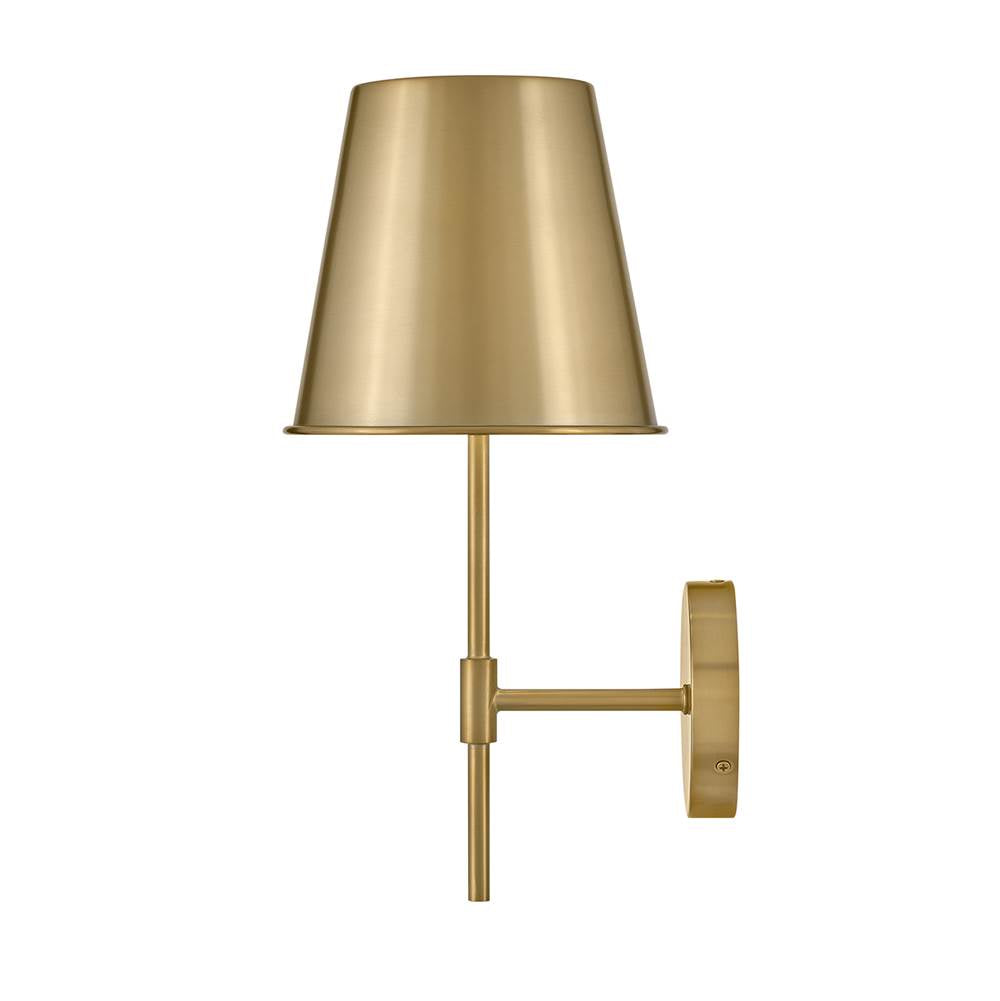 Lark 83520LCB Lacquered Brass Single Light Sconce Image 8