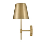 Lark 83520LCB Lacquered Brass Single Light Sconce Image 8