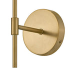 Lark 83520LCB Lacquered Brass Single Light Sconce Image 3