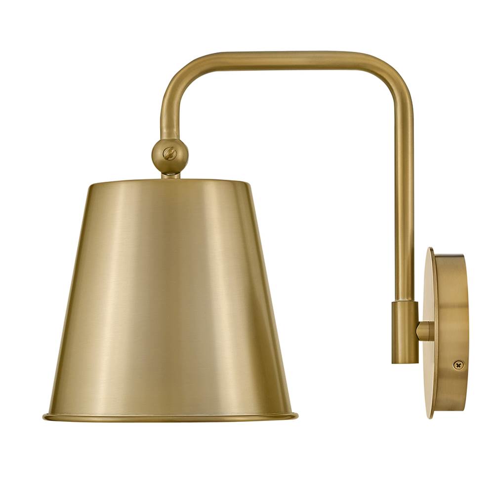 Lark 83522LCB Lacquered Brass Single Light Sconce Image 7