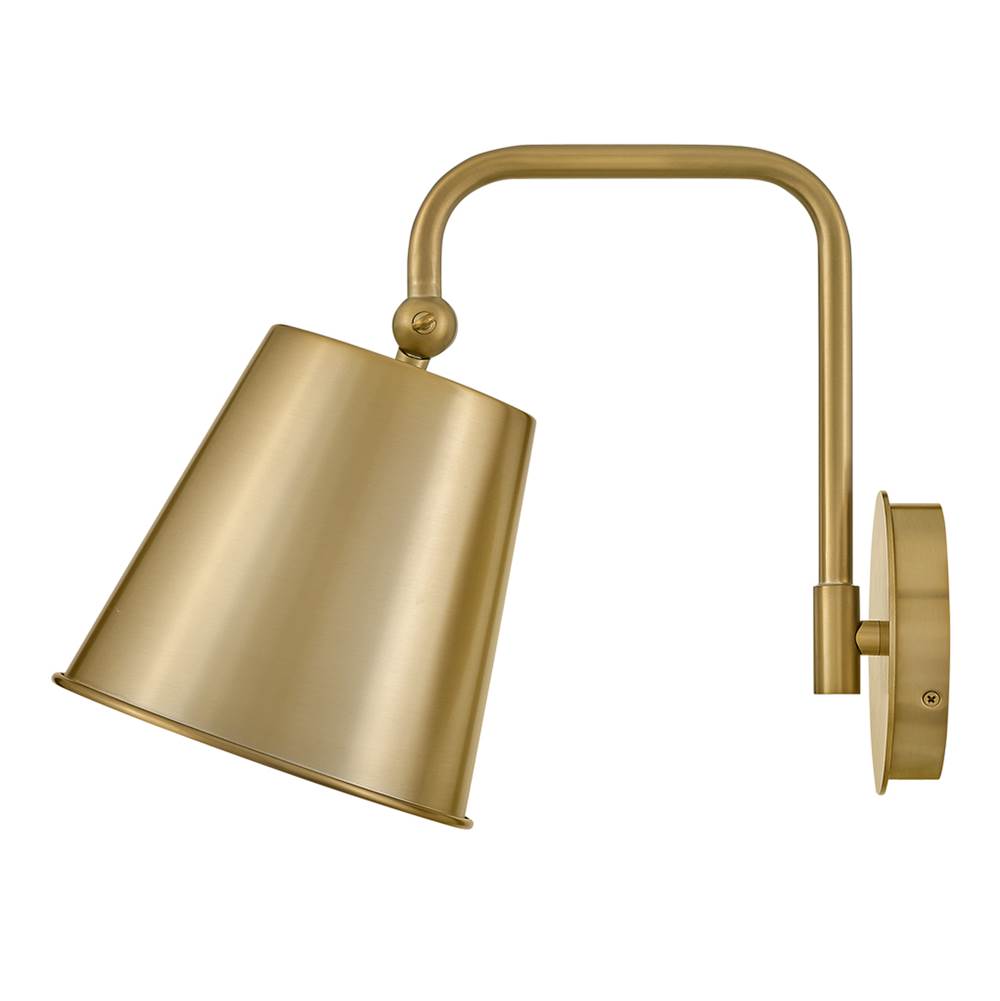 Lark 83522LCB Lacquered Brass Single Light Sconce Image 6