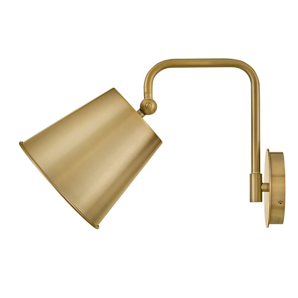 Lark 83522LCB Lacquered Brass Single Light Sconce Image 5
