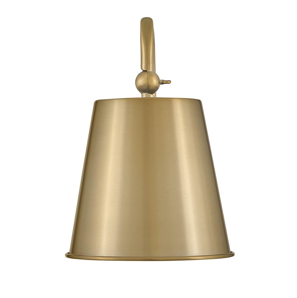 Lark 83522LCB Lacquered Brass Single Light Sconce Image 3