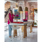 Lark 83527LCB Lacquered Brass Medium Pendant Image 3