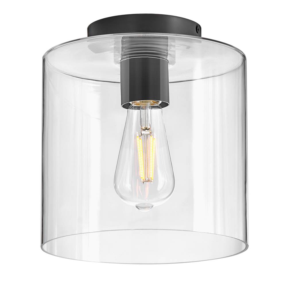 Lark 83531BK Black Small Flush Mount Image 7