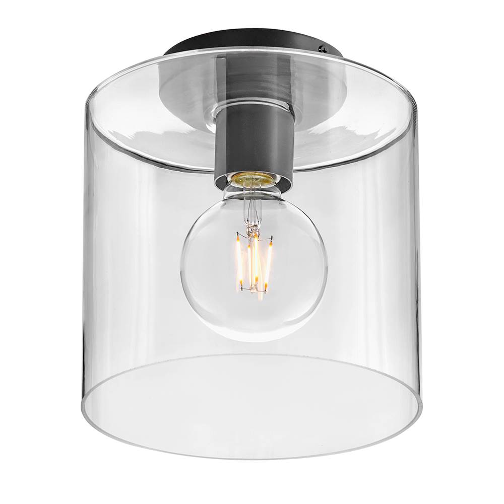 Lark 83531BK Black Small Flush Mount Image 5