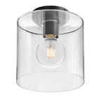 Lark 83531BK Black Small Flush Mount Image 5