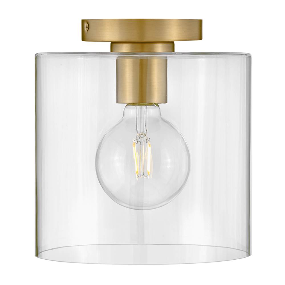 Lark 83531LCB Lacquered Brass Small Flush Mount Image 6