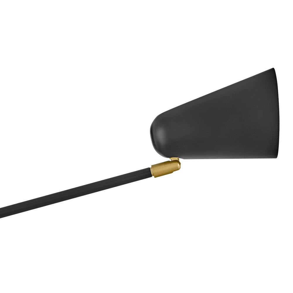 Lark 83542BK Black Two Light Sconce Image 4