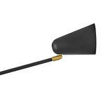 Lark 83542BK Black Two Light Sconce Image 4