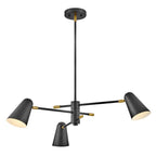 Lark 83543BK Black Three Light Convertible Mobile Single Tier Image 8