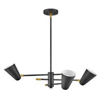 Lark 83543BK Black Three Light Convertible Mobile Single Tier Image 7