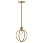 Lark 83557LCB-BAM Lacquered Brass Medium Pendant Image 1