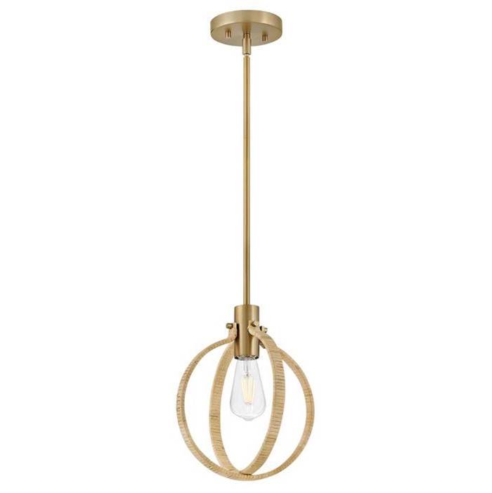 Lark 83557LCB-BAM Lacquered Brass Medium Pendant Image 3