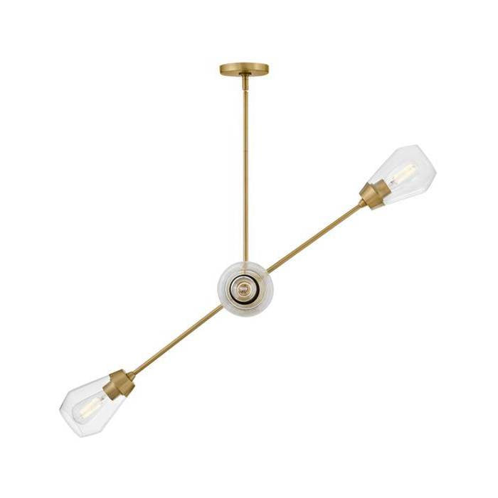 Lark 83584LCB Lacquered Brass Medium Convertible Mobile Single Tier Image 3