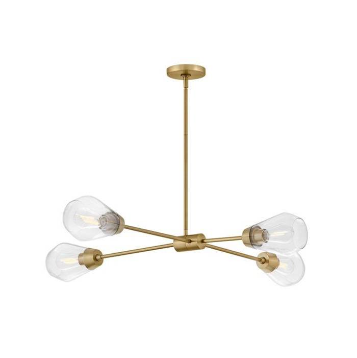 Lark 83584LCB Lacquered Brass Medium Convertible Mobile Single Tier Image 2