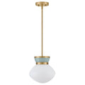 Lark 83607LCB-SF Lacquered Brass Small Pendant Image 1