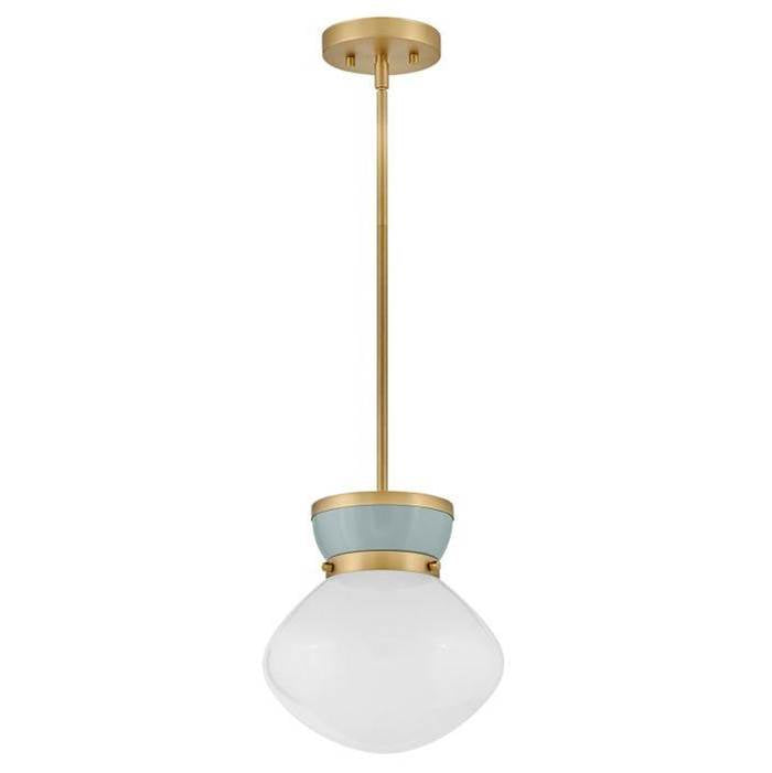 Lark 83607LCB-SF Lacquered Brass Small Pendant Image 2