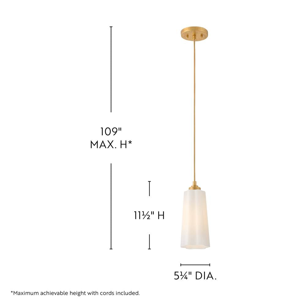 Lark 83714DA Distressed Brass Extra Small Pendant Image 2