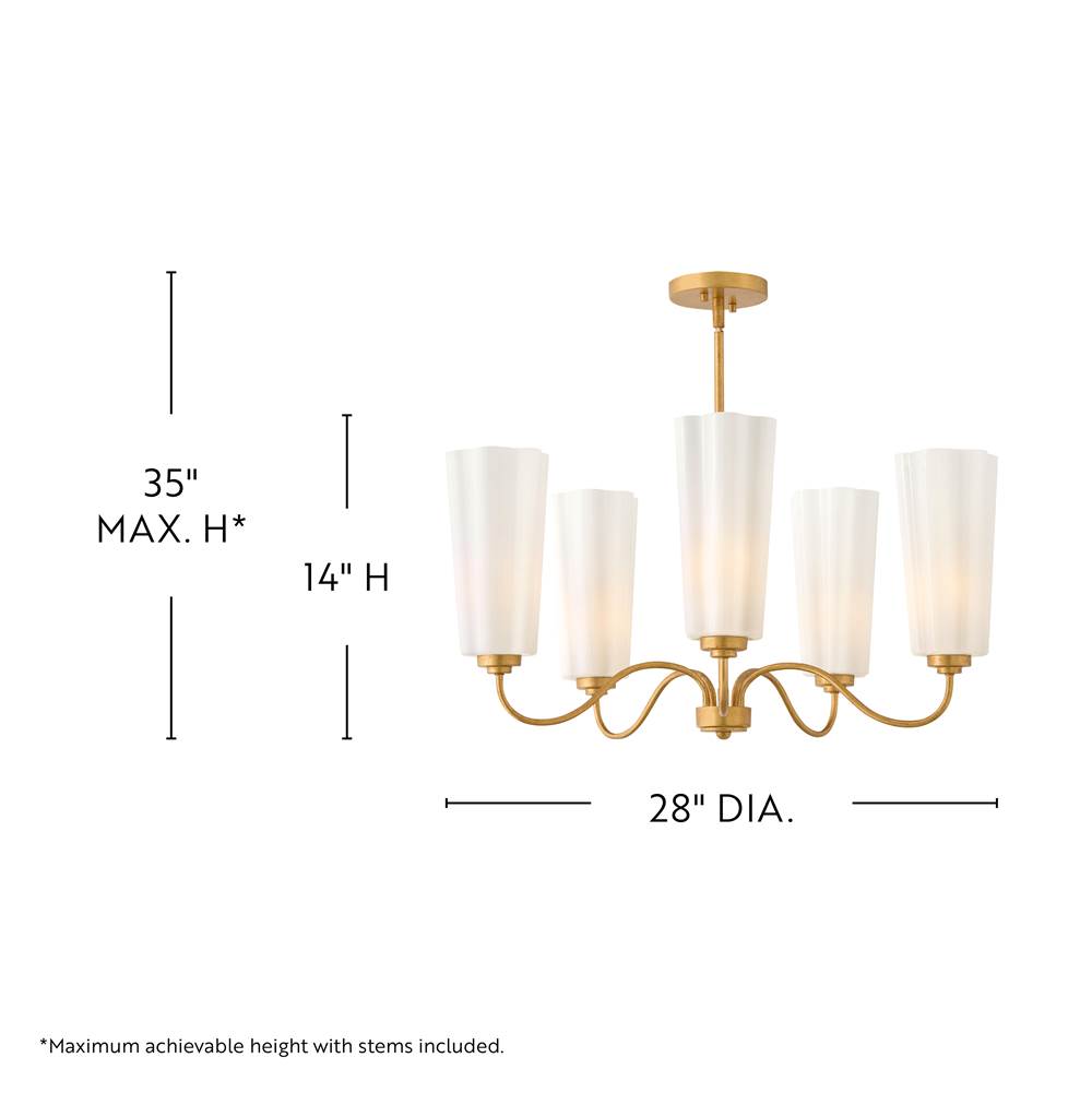 Lark 83715DA Distressed Brass Medium Single Tier Image 2
