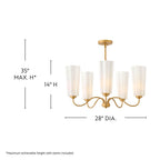 Lark 83715DA Distressed Brass Medium Single Tier Image 2