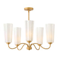 Lark 83715DA Distressed Brass Medium Single Tier Image 1