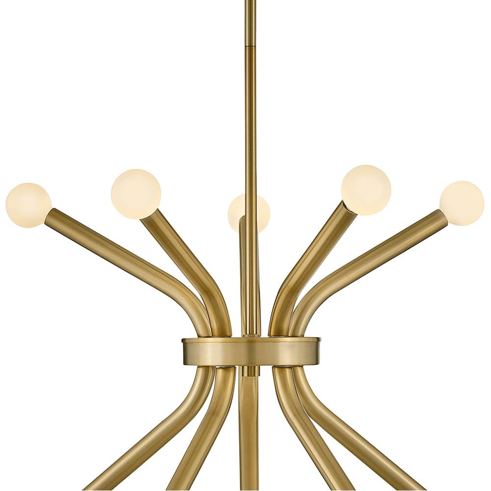 Lark 83855LCB Lacquered Brass Medium Single Tier Image 7