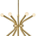 Lark 83855LCB Lacquered Brass Medium Single Tier Image 7