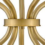 Lark 83855LCB Lacquered Brass Medium Single Tier Image 4