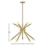Lark 83855LCB Lacquered Brass Medium Single Tier Image 3