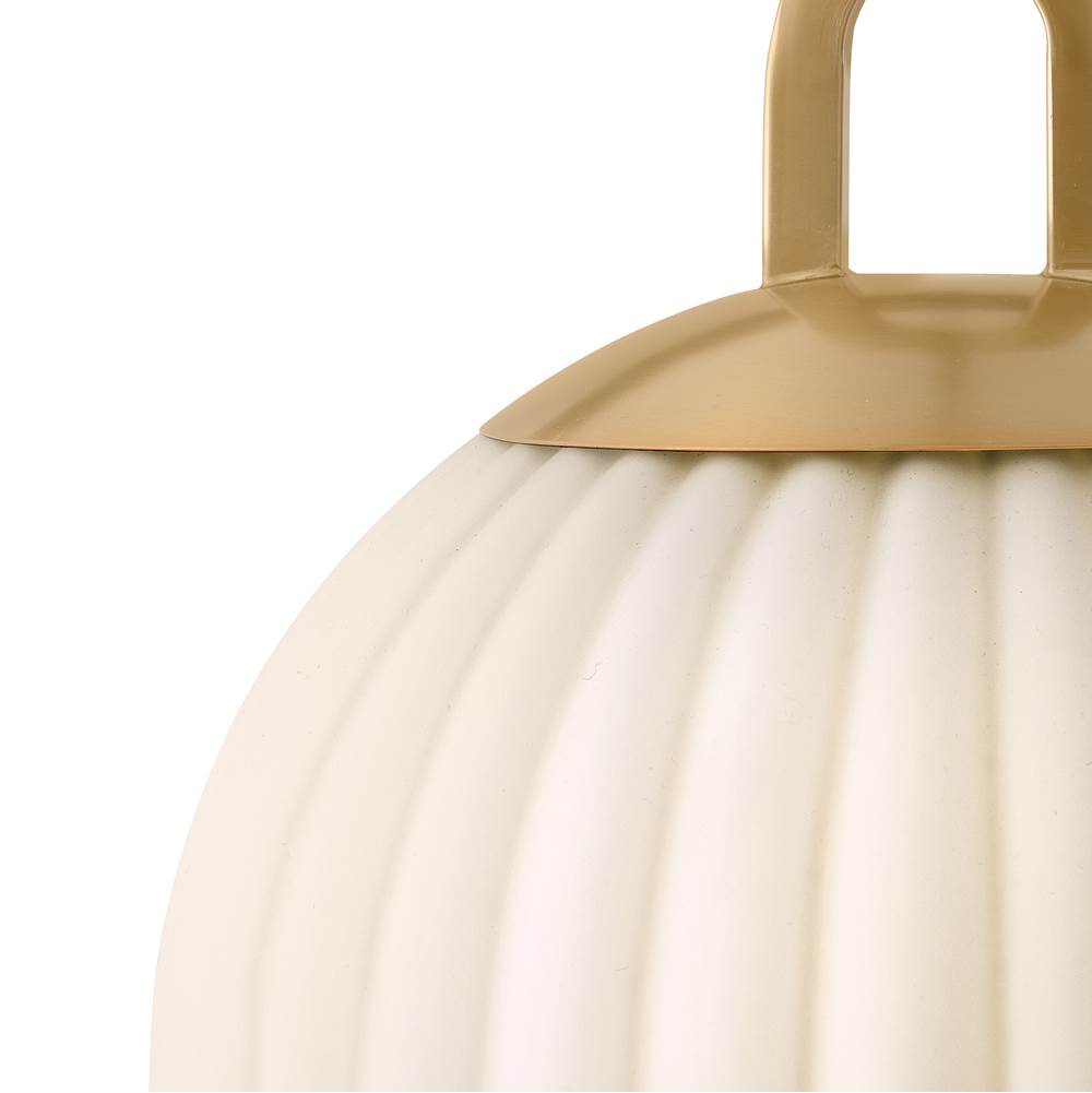Lark 83897LCB Lacquered Brass Small Pendant Image 7