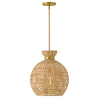 Lark 84164LCB Lacquered Brass Medium Pendant Image 1