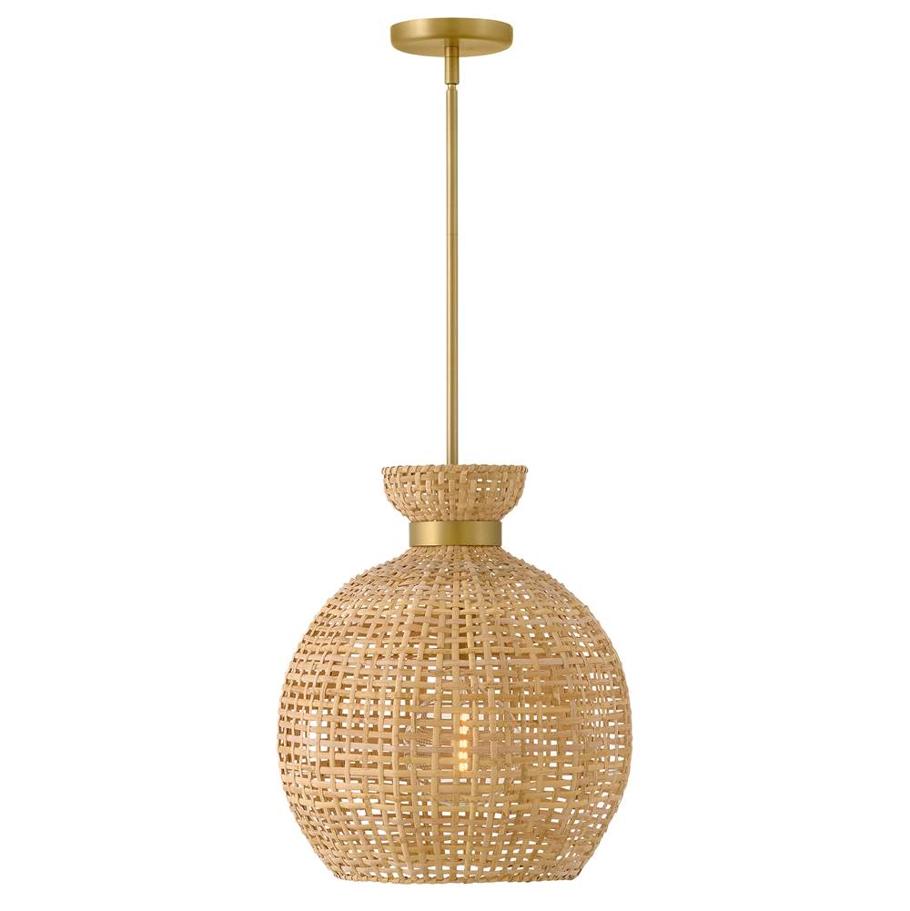 Lark 84164LCB Lacquered Brass Medium Pendant Image 1