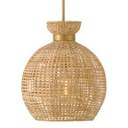 Lark 84164LCB Lacquered Brass Medium Pendant Image 7