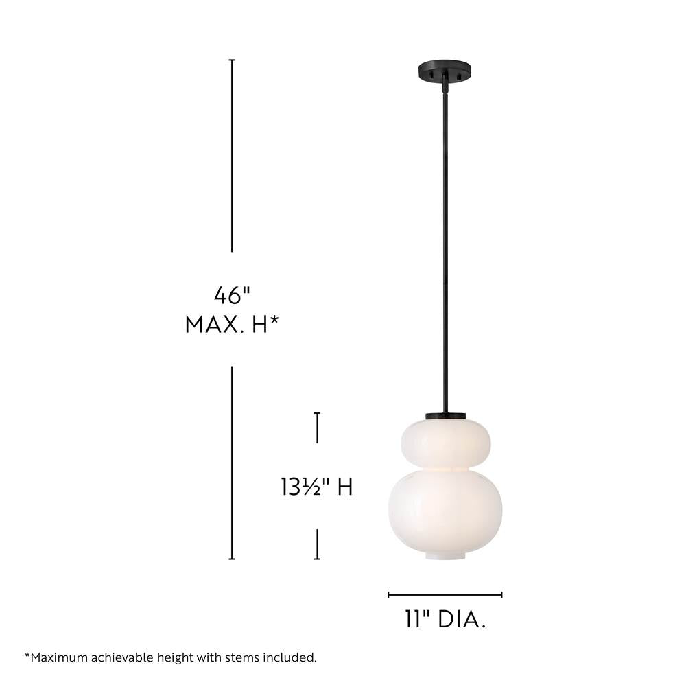 Lark 84257BK Black Small Pendant Image 2