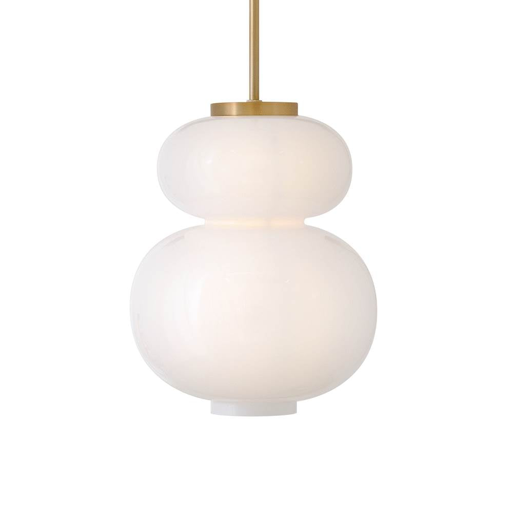 Lark 84257LCB Lacquered Brass Small Pendant Image 7