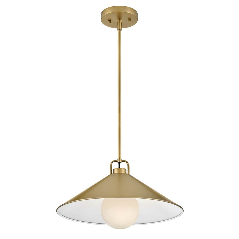 Lark 84437LCB Lacquered Brass Medium Pendant Image 9