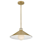 Lark 84437LCB Lacquered Brass Medium Pendant Image 9
