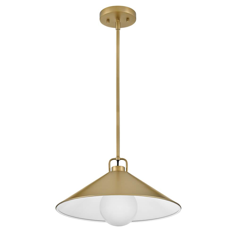 Lark 84437LCB Lacquered Brass Medium Pendant Image 8