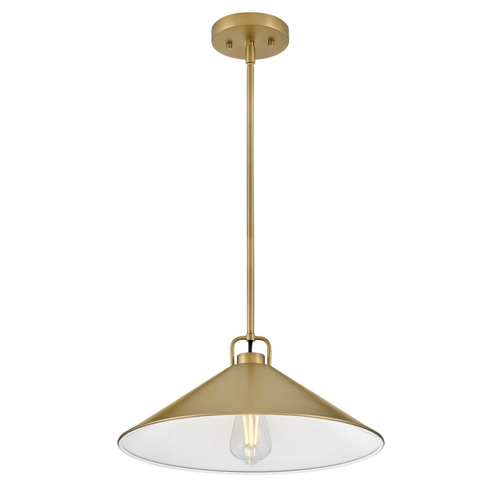 Lark 84437LCB Lacquered Brass Medium Pendant Image 6