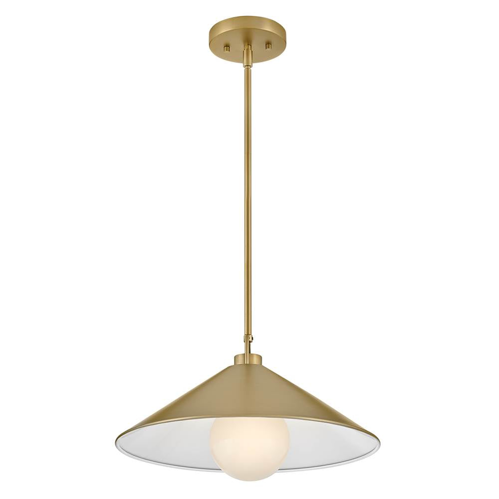 Lark 84437LCB Lacquered Brass Medium Pendant Image 5