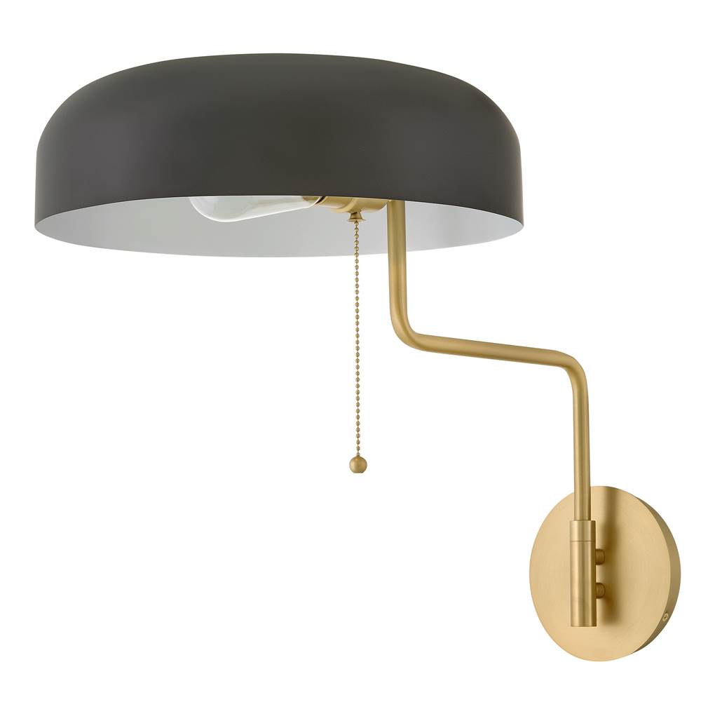 Lark Ledger Medium Swing Arm Single Light Sconce