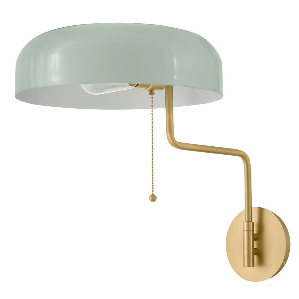 Lark Ledger Medium Swing Arm Single Light Sconce