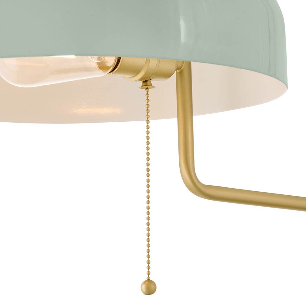 Lark 84480LCB-SF Lacquered Brass Medium Swing Arm Single Light Sconce Image 6