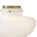 Lark 84491LCB Lacquered Brass Medium Semi-flush Mount Image 4