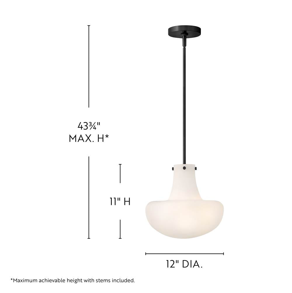 Lark 84497BK Black Medium Pendant Image 2