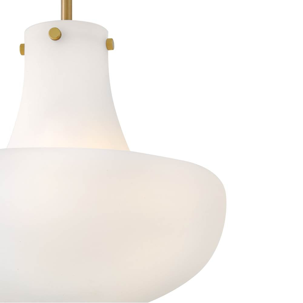 Lark 84497LCB Lacquered Brass Medium Pendant Image 5