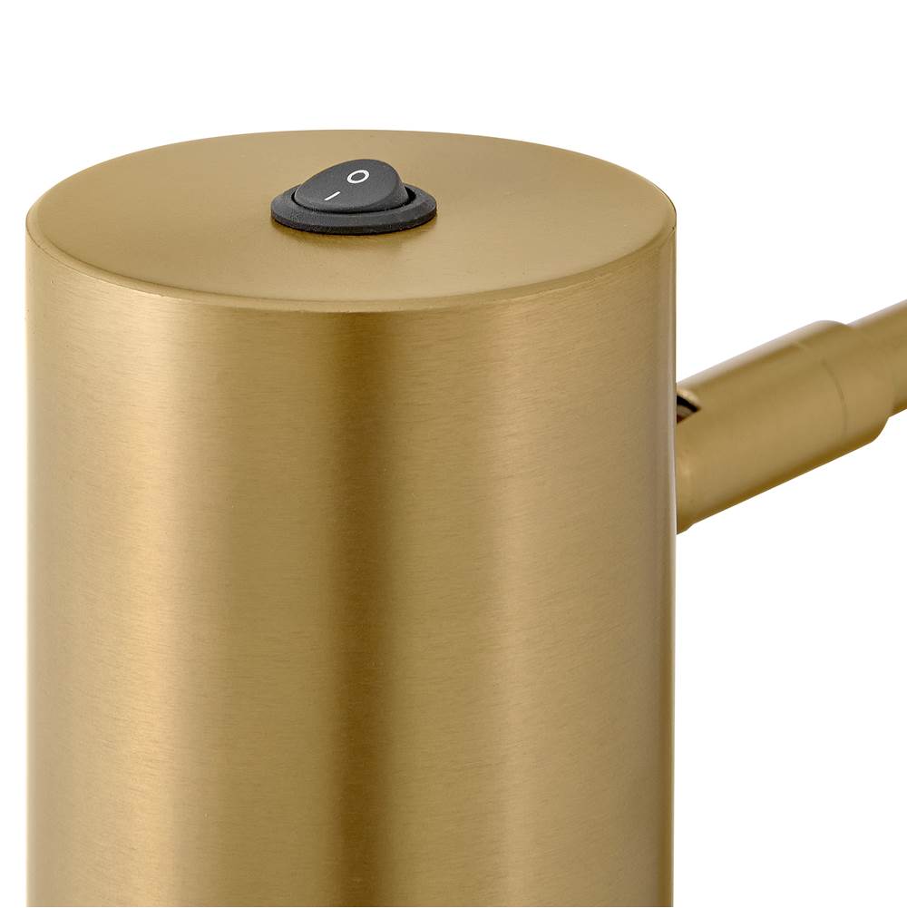 Lark 84620LCB Lacquered Brass Medium Swing Arm Single Light Sconce Image 4
