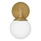 Lark 85000LCB Lacquered Brass Single Light Vanity Image 8