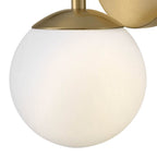 Lark 85000LCB Lacquered Brass Single Light Vanity Image 4